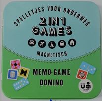 Afbeelding in Gallery-weergave laden, 2 in 1 GAMES (MAGNETISCH) MEMO GAMES-Domino & 2 in 1 games DAMMEN 4 IN RIJ