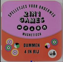 Afbeelding in Gallery-weergave laden, 2 in 1 GAMES (MAGNETISCH) MEMO GAMES-Domino & 2 in 1 games DAMMEN 4 IN RIJ