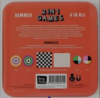 Afbeelding in Gallery-weergave laden, 2 in 1 GAMES (MAGNETISCH) MEMO GAMES-Domino & 2 in 1 games DAMMEN 4 IN RIJ