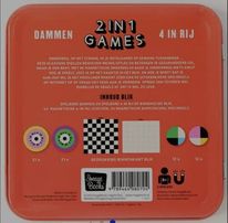 Afbeelding in Gallery-weergave laden, 2 in 1 GAMES (MAGNETISCH) MEMO GAMES-Domino &amp; 2 in 1 games DAMMEN 4 IN RIJ
