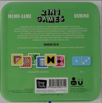 2 in 1 GAMES (MAGNETISCH) MEMO GAMES-Domino & 2 in 1 games DAMMEN 4 IN RIJ