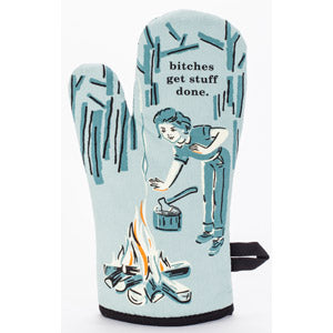 Ovenhandschoen 'Bitches get stuff done'
