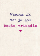 Waarom ik van je hou