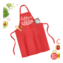 Afbeelding in Gallery-weergave laden, Gouda schort rood
