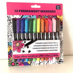 12 Permanent markers