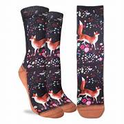 Good Luck Socks (Floral Fox)