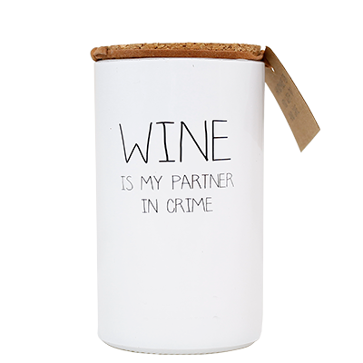 Sojakaars- Wine is my partner in crime